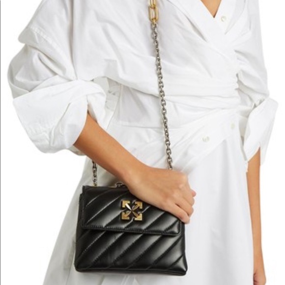 Off-White Handbags - OFF WHITE Jackhammer 17 Quilted Leather Bag